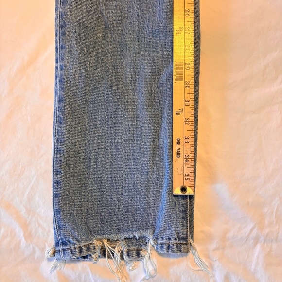 Levi's Light Blue Distressed Boot Cut Jeans - Picture 12 of 13